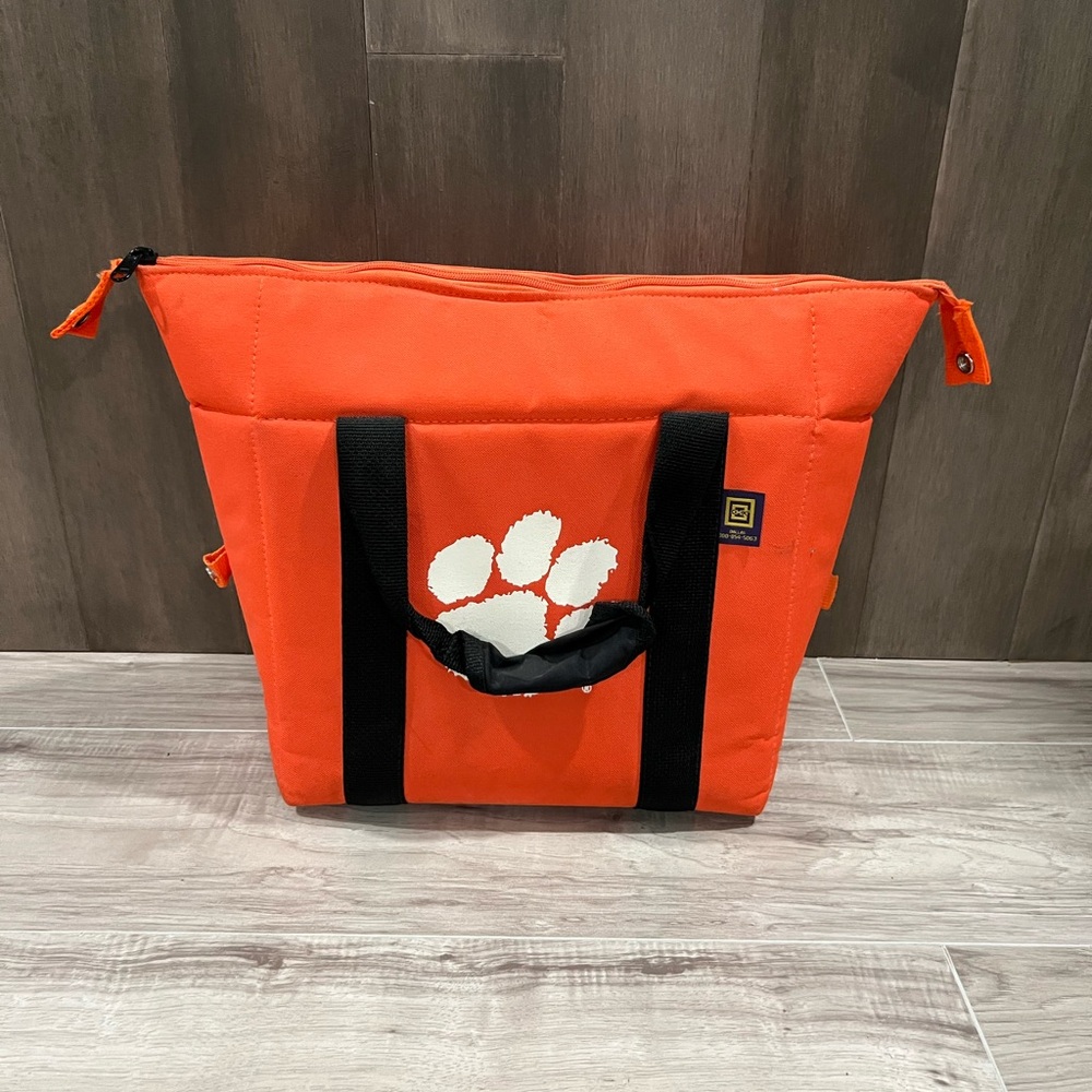 Clemson Tigers Tote Insulated Cooler 30 Can bag